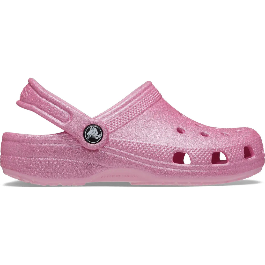 Crocs Classic Glitter Clog Kids (Pink Tweed Glitter)