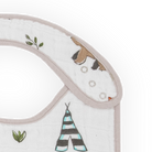 Little Unicorn Cotton Muslin Classic Bib 3 Pack (Forest Friends)