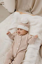 Confetti Kidz Classic Knit Romper (Biscotti)