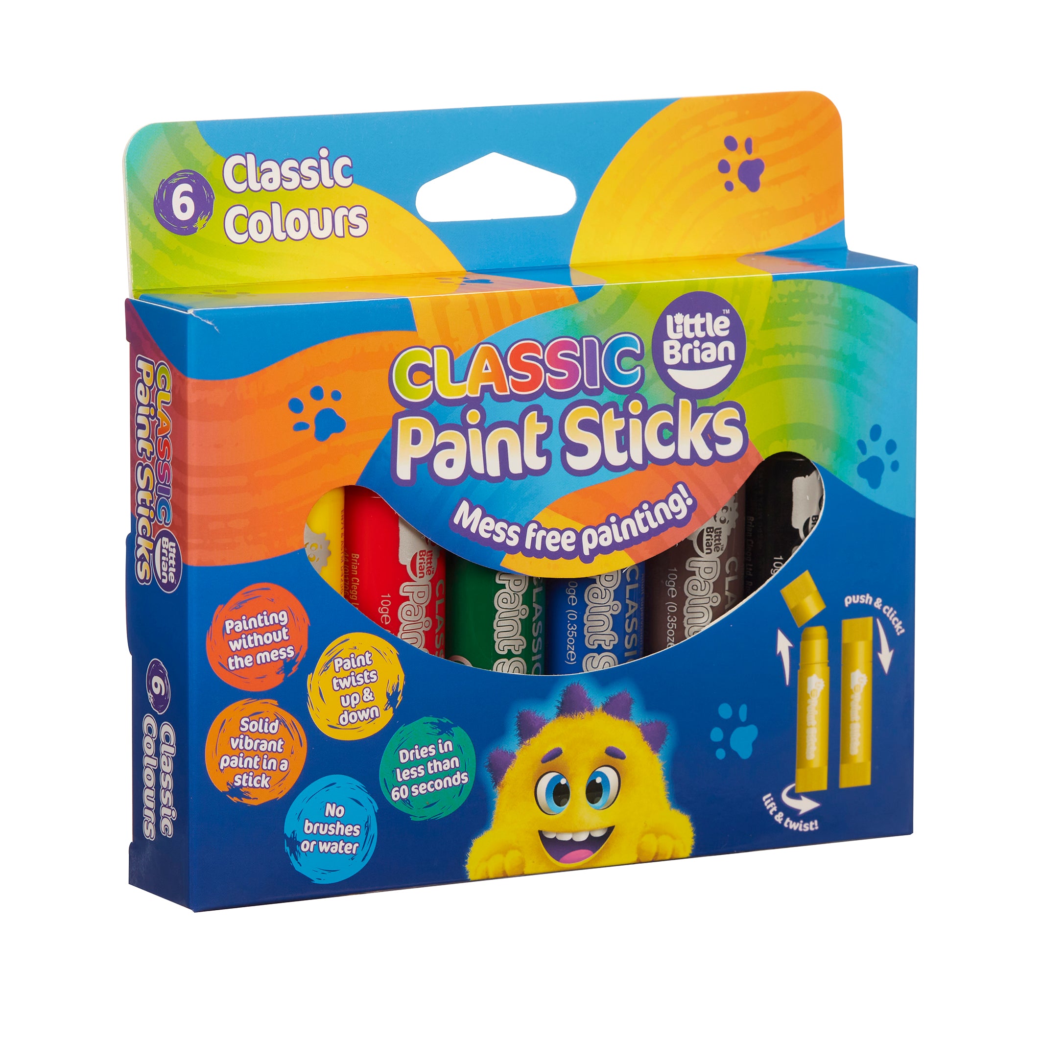 Little Brian Paint Sticks (Classic Set of 6)