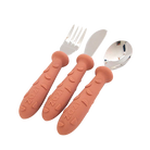 Zazi Clever Cutlery Set (Blush)