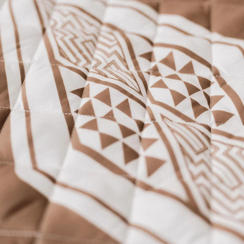 Bo & Ko Baby Maori Inspired Playmat - Ō Whakatō (Cocoa)