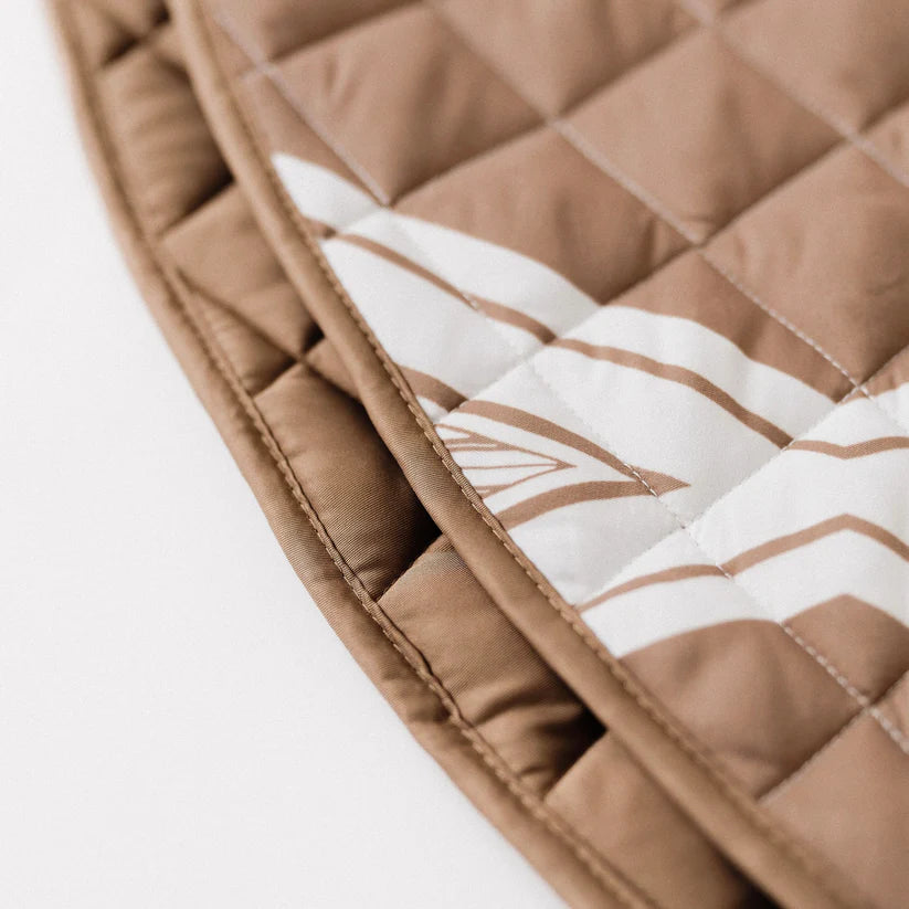 Bo & Ko Baby Maori Inspired Playmat - Ō Whakatō (Cocoa)