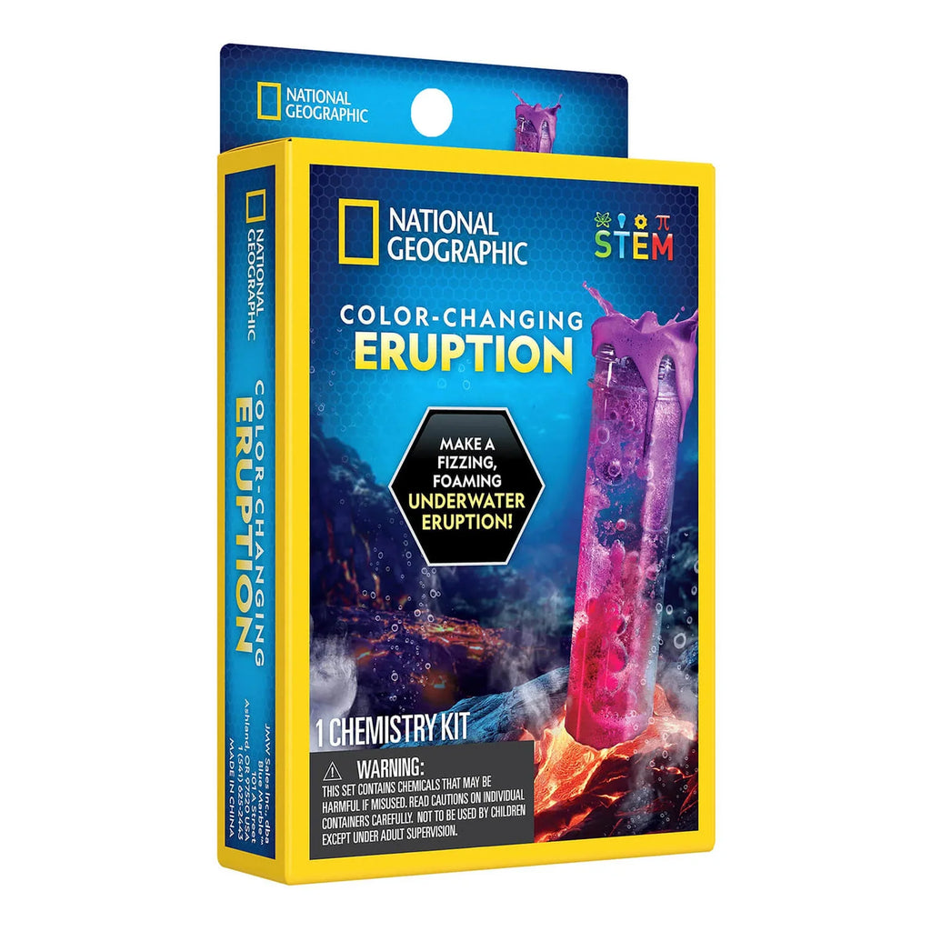 National Geographic Colour-Changing Eruption