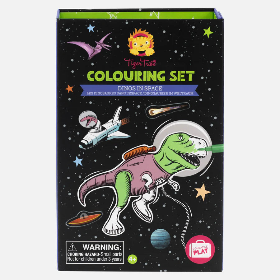 Tiger Tribe Colouring Set (Dinos in Space)