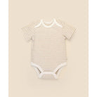 Lummi in Colour Comfy SS Bodysuit (Oat Stripes)