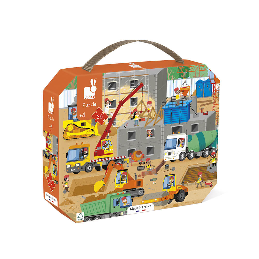 Janod Construction Site Puzzle (36 Pieces)