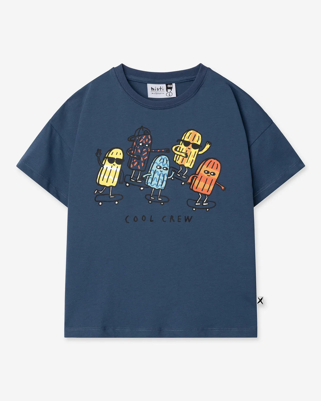 Minti Cool Crew Tee (Blue)