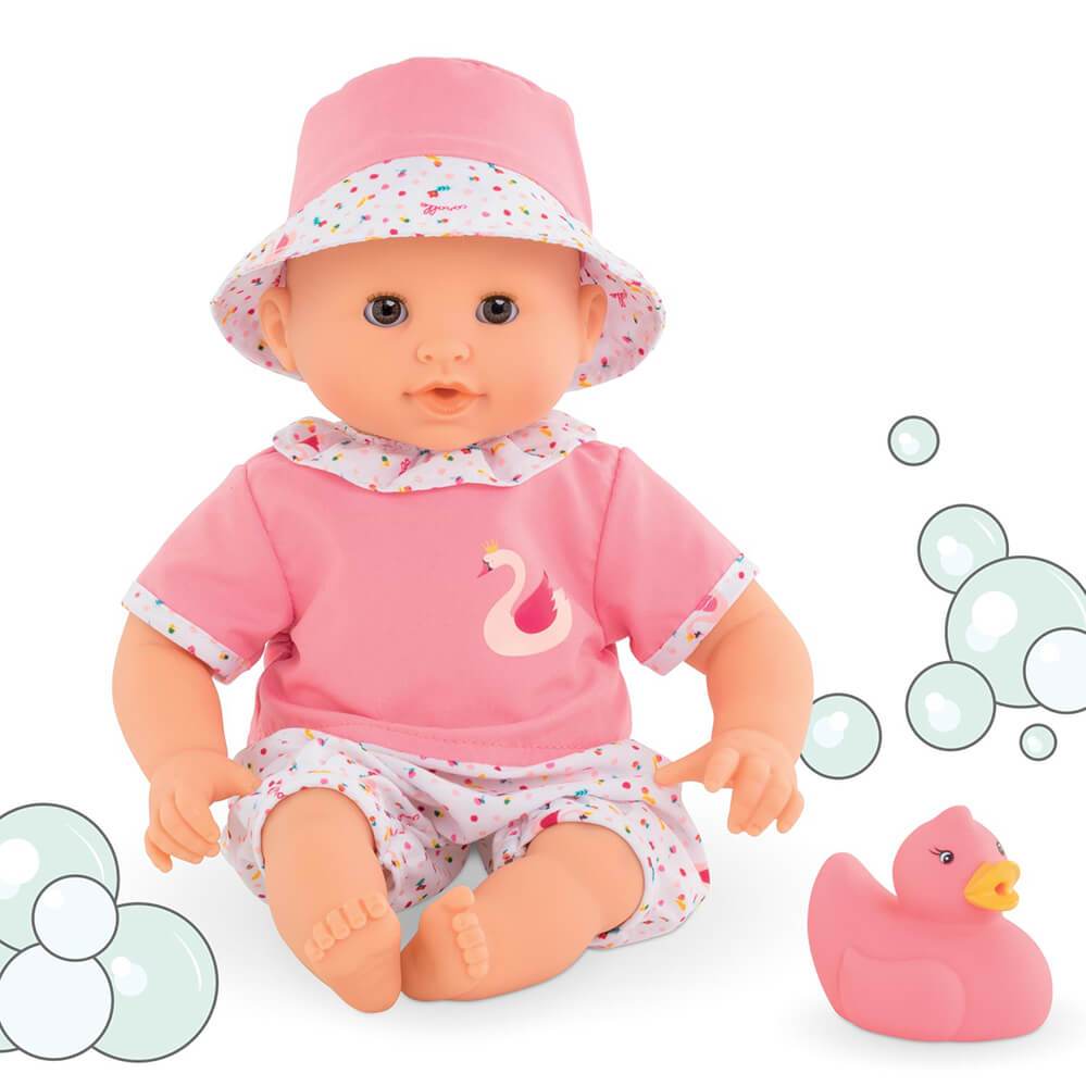 Corolle Mon Prem Bath Doll Calypso (Pink Swan)