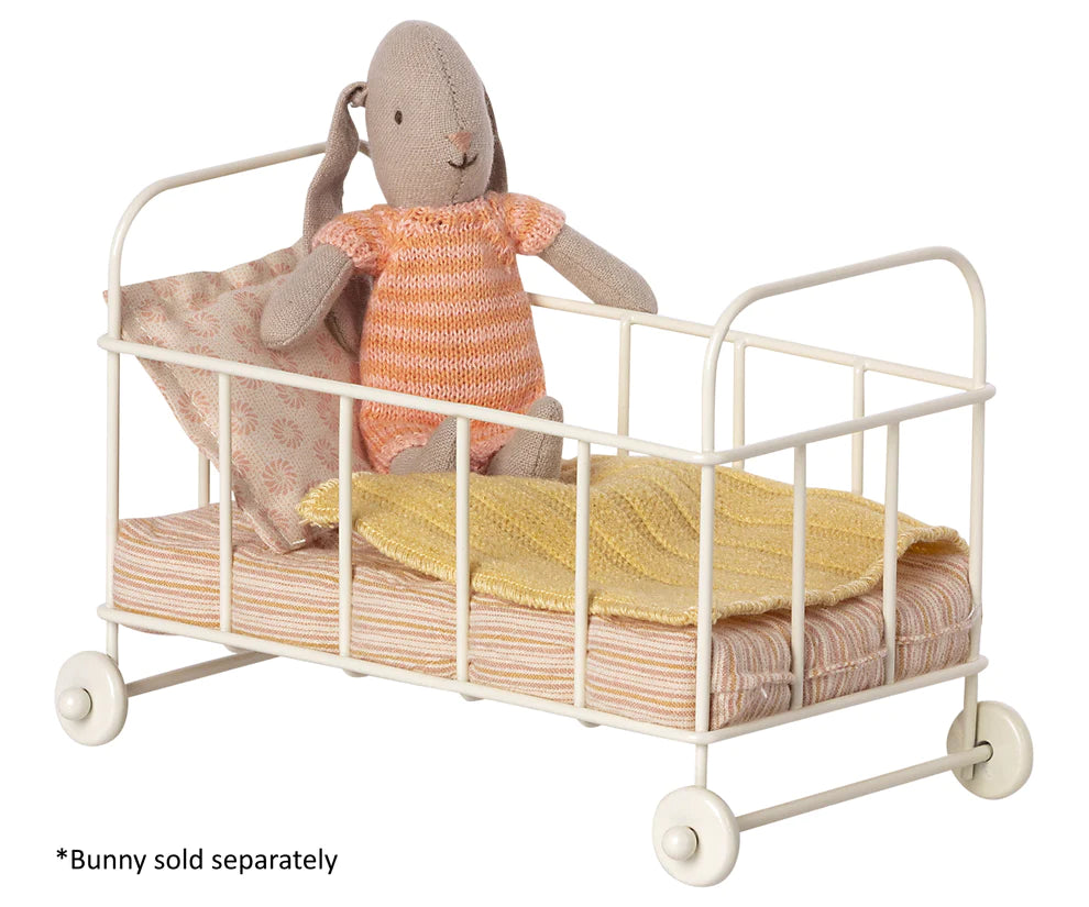 Maileg Cot Bed Micro (Rose)