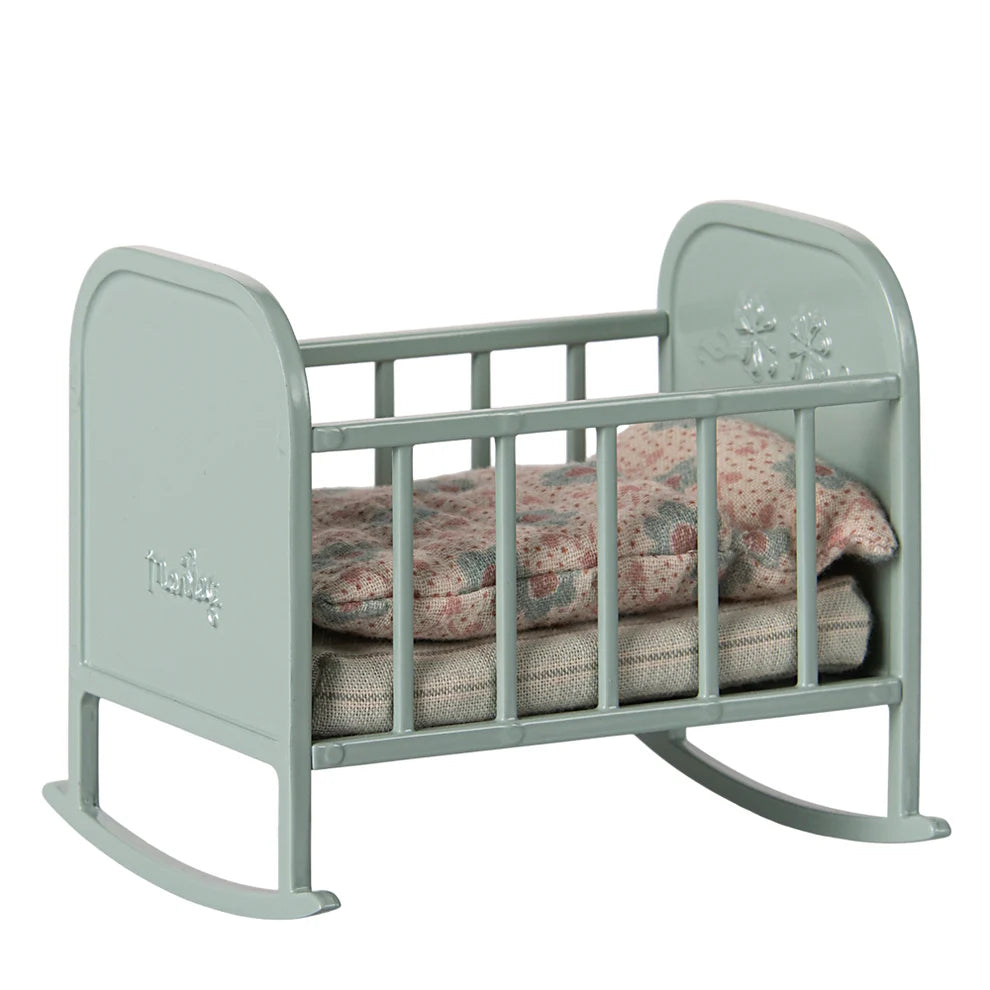 Maileg Cradle MY (Blue Mint)