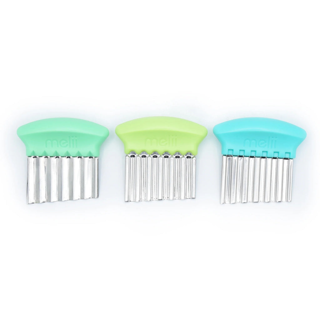 Melii Crinkle Cutters (Blue Mint Lime)
