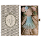 Maileg Little Sister Dance Mouse in Daybed