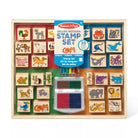Melissa & Doug Deluxe Wooden Stamp Set (Animals)