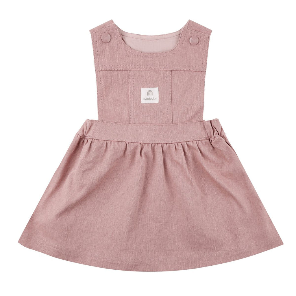 KYND Baby Denim Pinafore (Dusty Lilac) - Baby