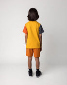 Minti Dino Ride Tee (Mustard/Grey/Orange)