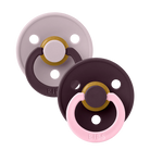 Bibs Dummy Two Pack Studio Colour Fusion (Dusky Lilac Plum Mix)