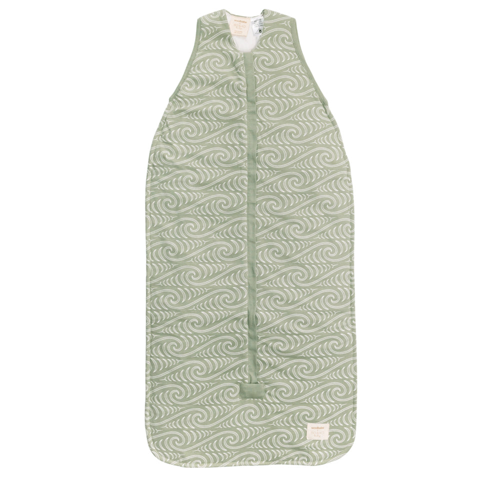Woolbabe x Bo & Ko Duvet Weight Front Zip Sleeping Bag (Flax Ngaru)
