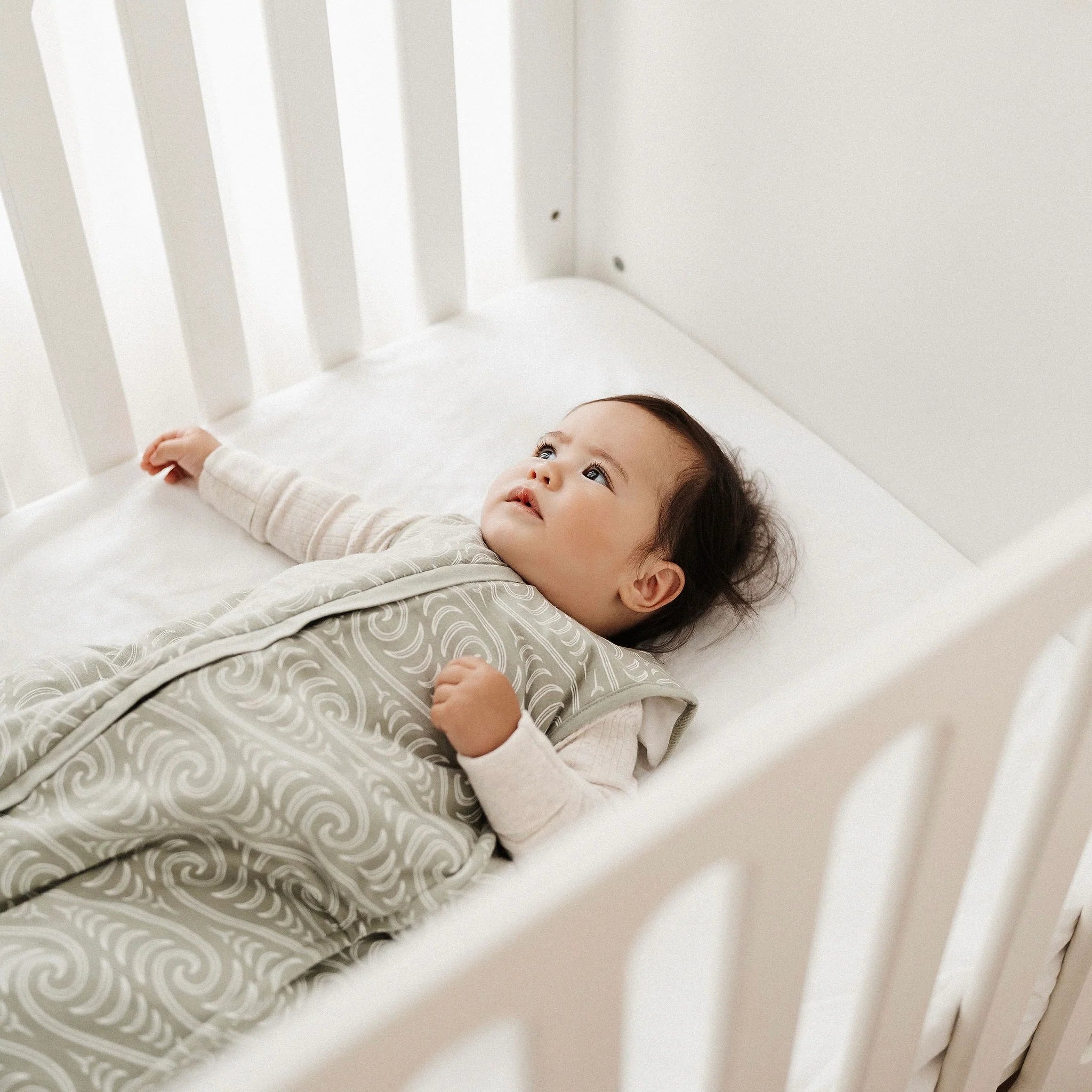 Woolbabe x Bo & Ko Duvet Weight Front Zip Sleeping Bag (Flax Ngaru)