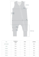 Woolbabe x Bo & Ko Duvet Weight Sleeping Suit (Flax Ngaru)