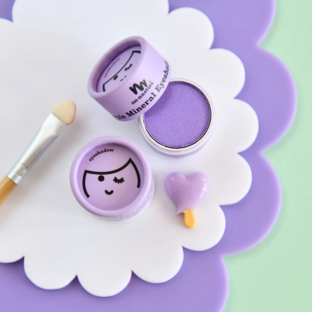 No Nasties Kids Eco Pressed Eyeshadow Powder (Purple)