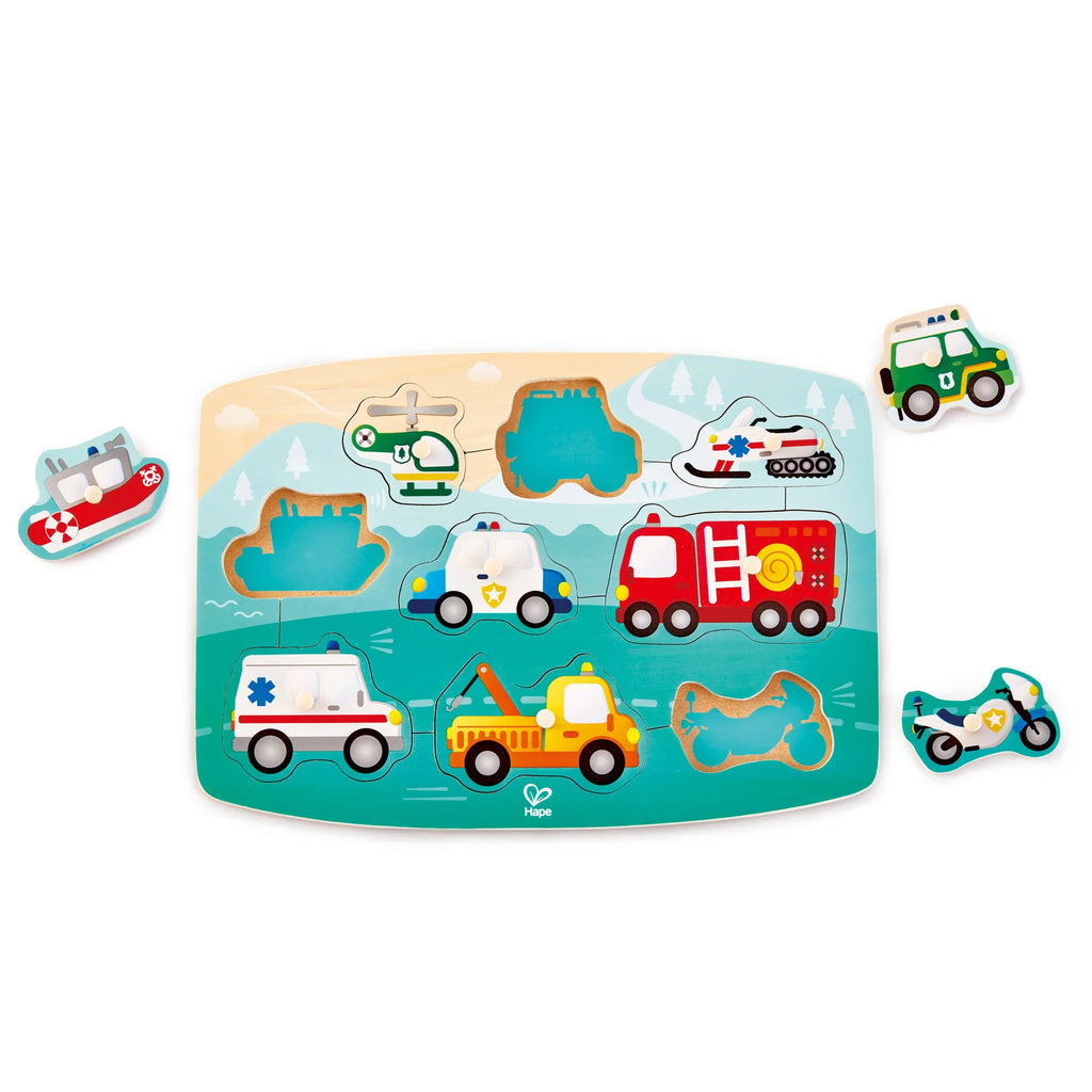 Hape Emergency Peg Puzzle