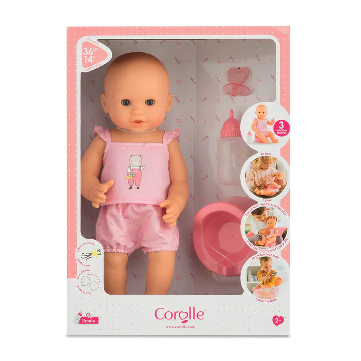 Corolle Emma Drink & Wet Bath Doll (36cm)