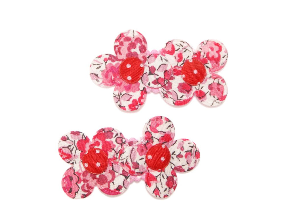 Goody Gumdrops Liberty Emma & Georgina Double Daisy Snap Clips