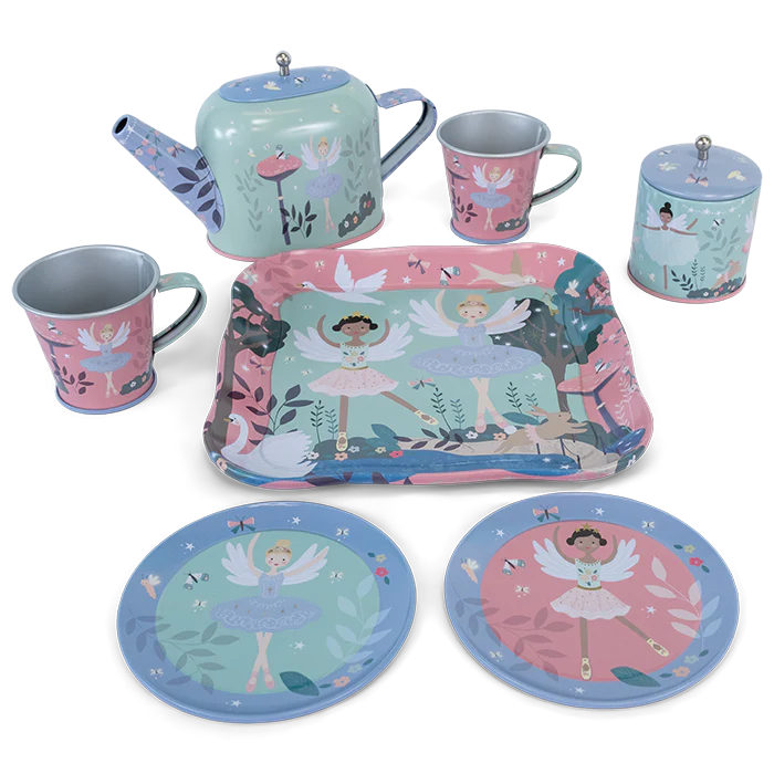 Floss & Rock Enchanted Tin Tea Set (9 Pieces)