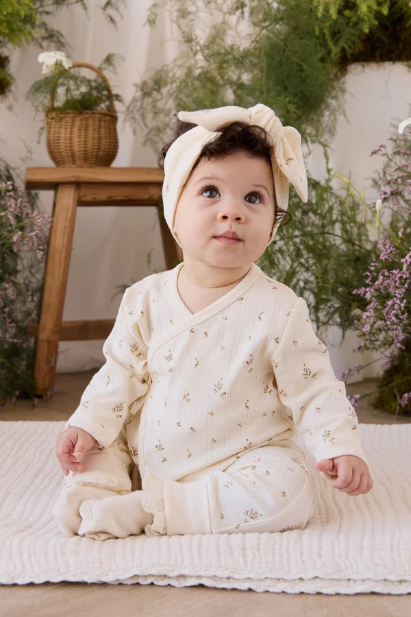 Jamie Kay Organic Cotton Pointelle Estelle Onepiece (Dina Antique)