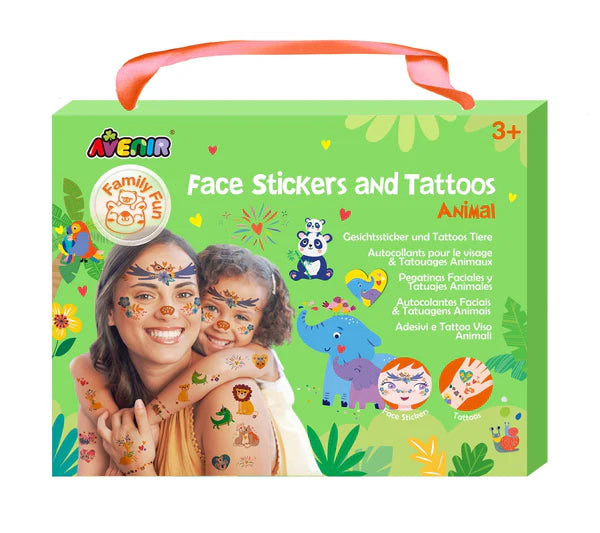 Avenir Face Stickers & Tattoos (Animal)