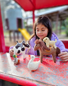 Tara Treasures Felt Farm Animals Toys Set (10pc)