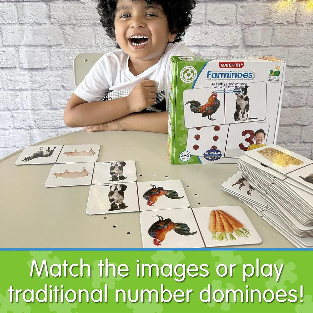 The Learning Journey Match It! Dominoes (Farminoes)