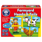 Orchard Toys Farmyard Heads & Tails Game