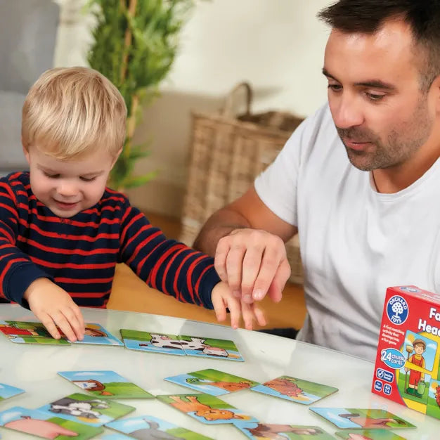 Orchard Toys Farmyard Heads & Tails Game