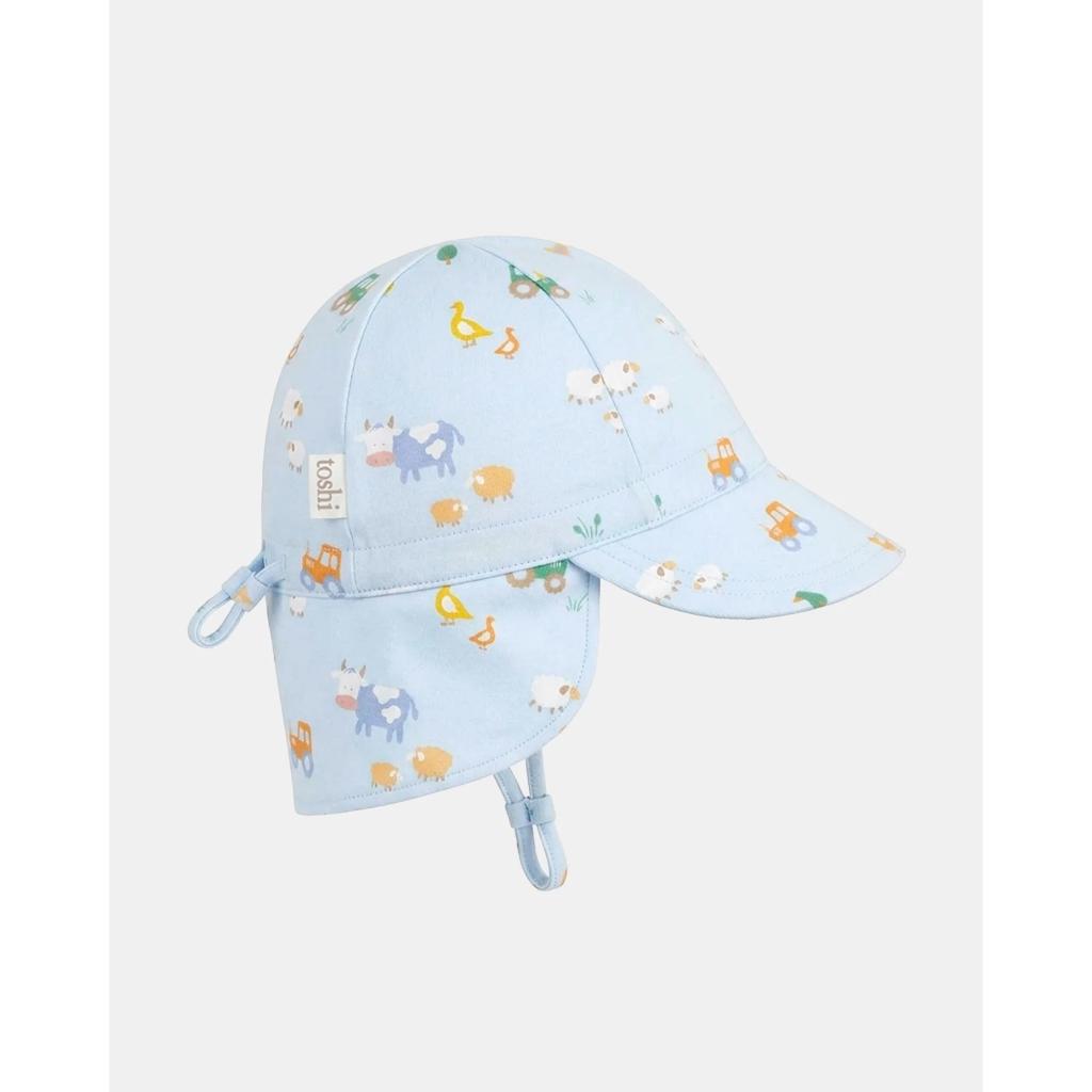 Toshi Flap Cap Harvest Sunhat (Farm Buddies)