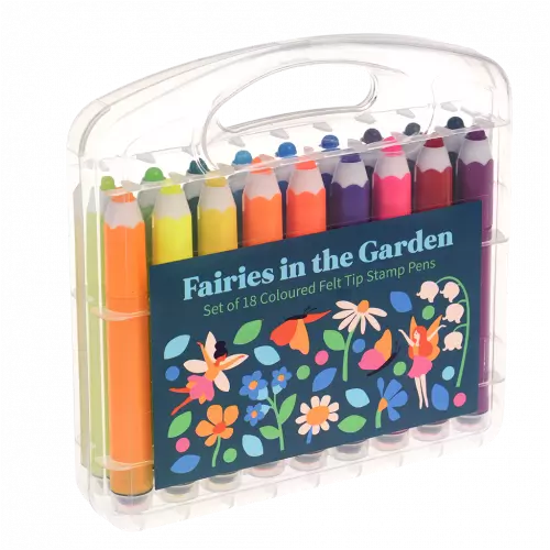Rex London Felt Tip Stamp Pens (Fairies in the Garden)