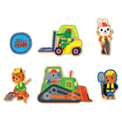 Mudpuppy 25 Piece Floor Puzzle (Construction Site)