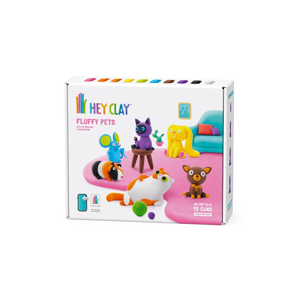 Hey Clay Fluffy Pets (15 Cans)