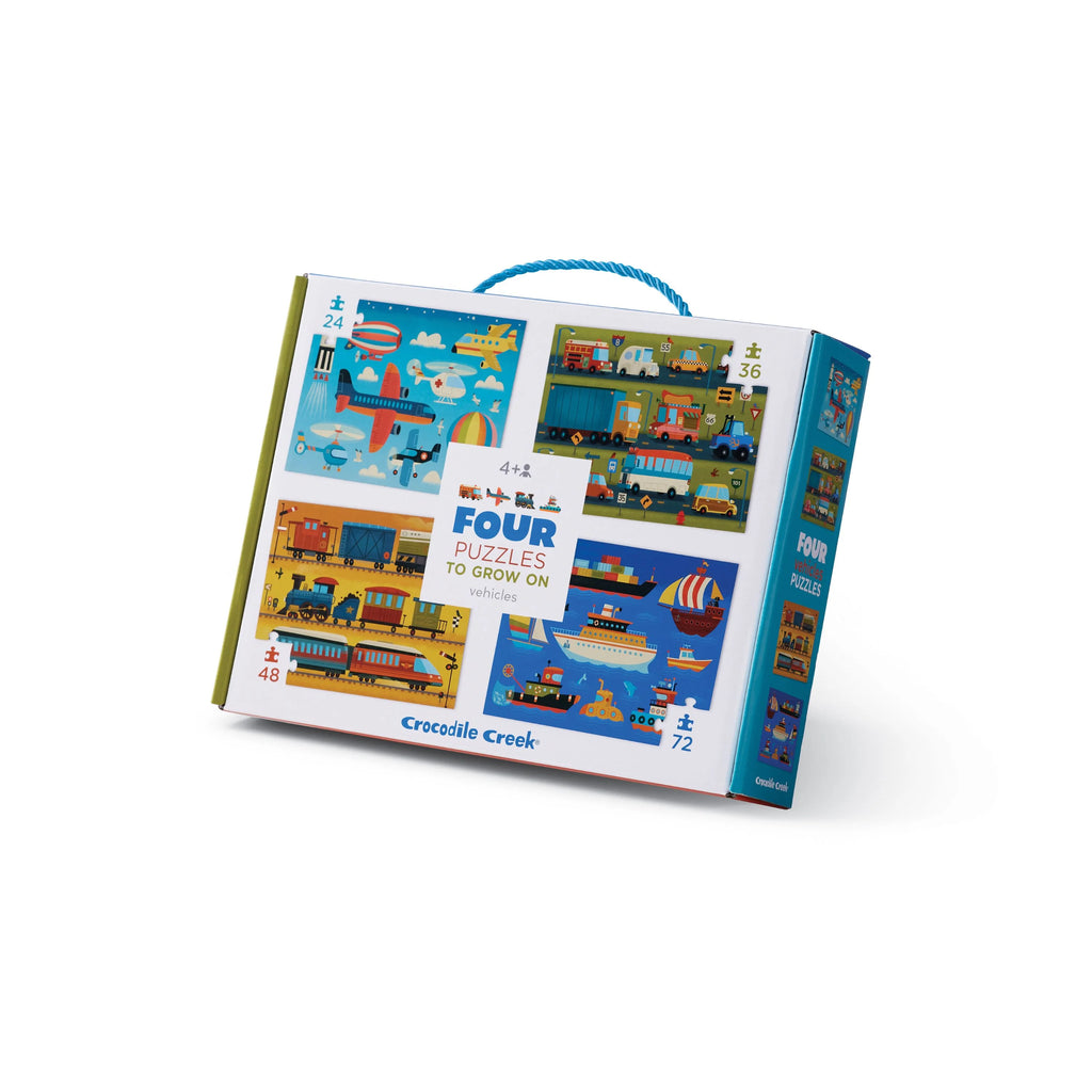 Croc Creek Four Puzzles (Vehicles)