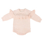 KYND Baby Frill Knit Jumper Romper (Pearl)