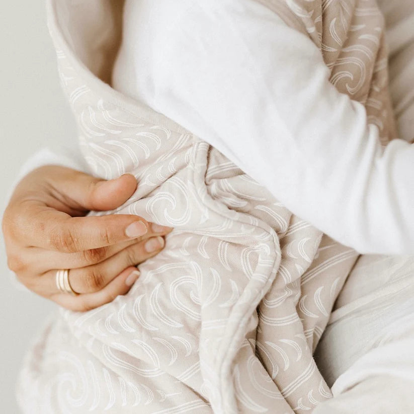 Woolbabe x Bo & Ko Duvet Weight Front Zip Sleeping Bag (Flax Ngaru)