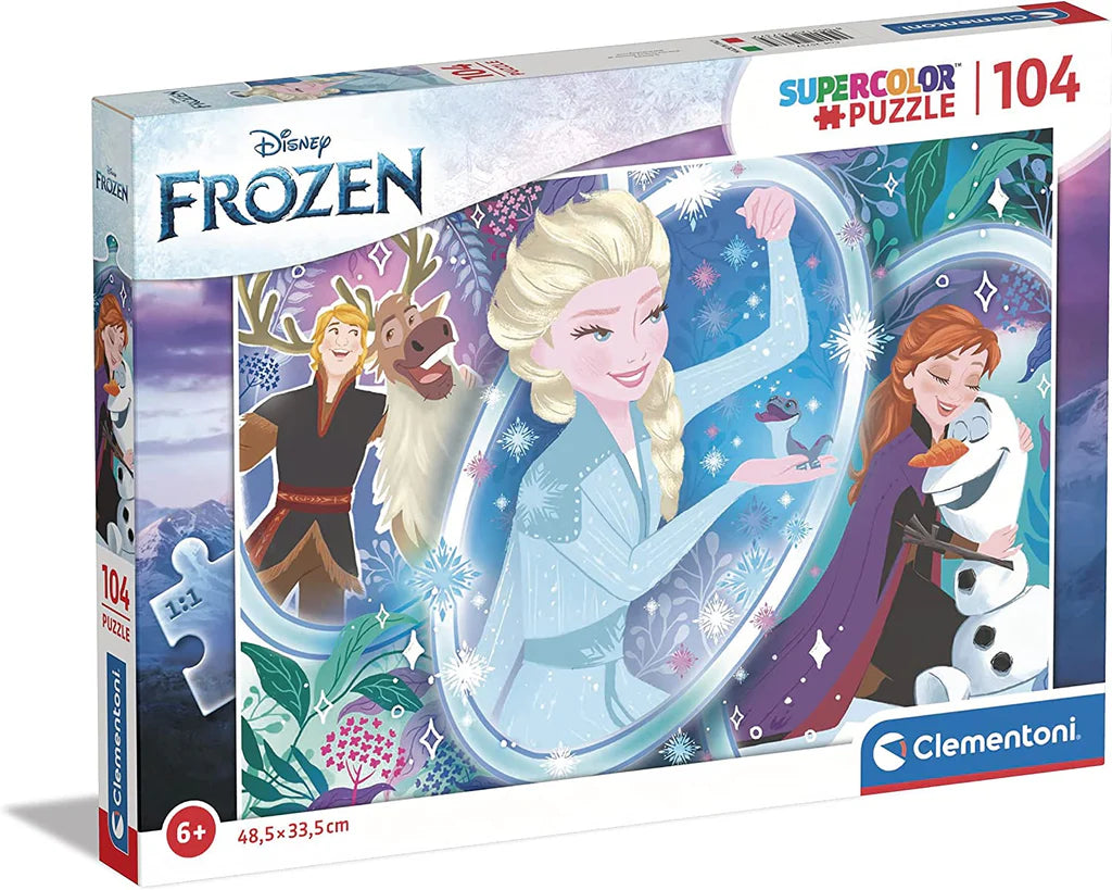 Clementoni Disney Frozen Super Colour Puzzle (104 Pce)