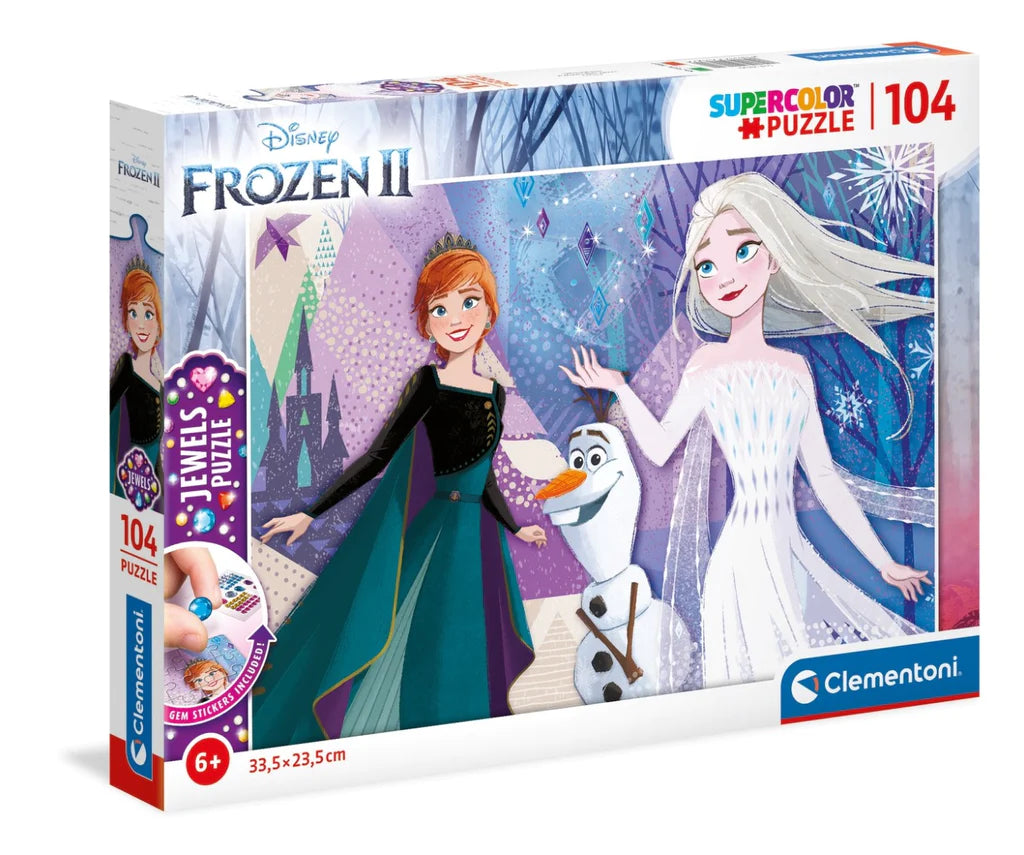 Clementoni Disney Frozen II Puzzle (Jewels 104 Pce)