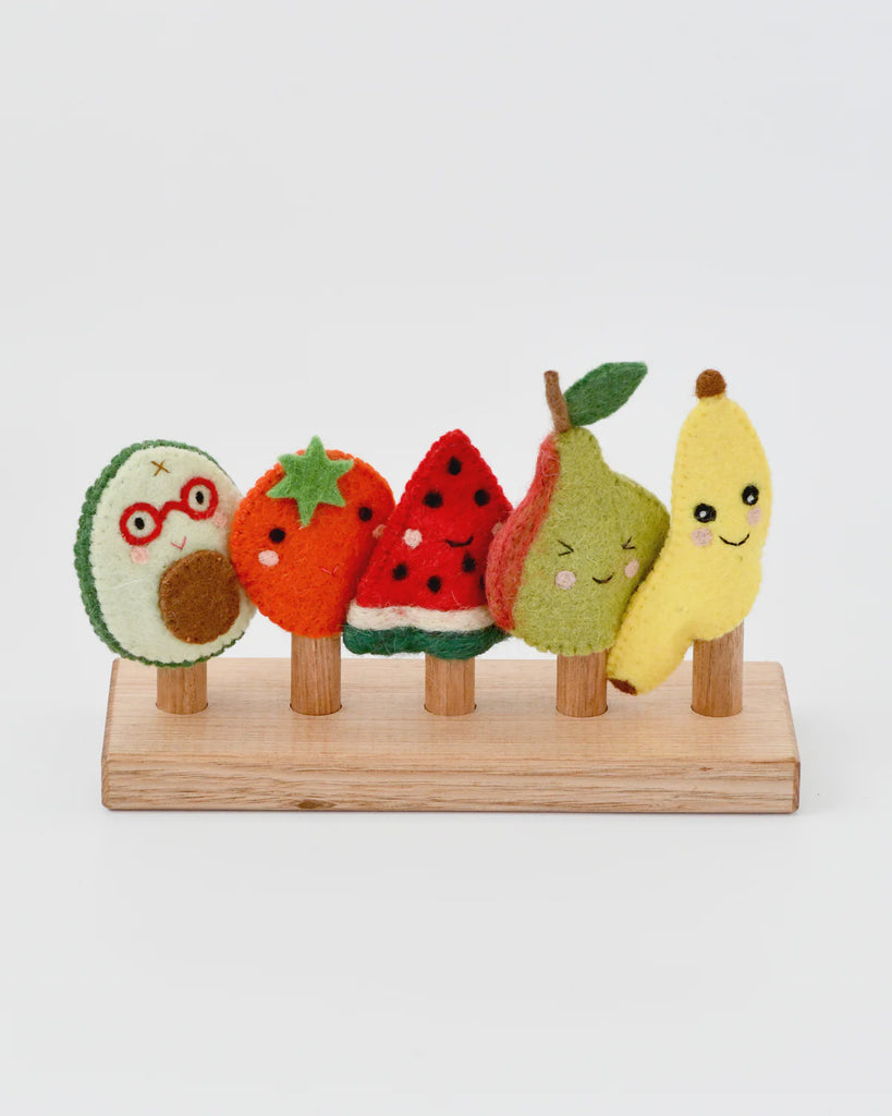 Tara Treasures Finger Puppet Set (Fruits)