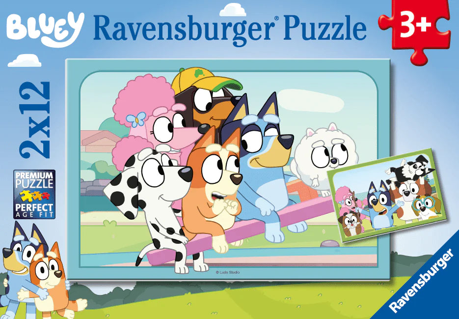 Fun With Bluey Ravensburger Puzzle Set (2 x 12pc)