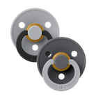Bibs Dummy Two Pack Studio Colour Fusion (Cloud Iron Mix)