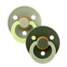 Bibs Dummy Two Pack Studio Colour Fusion (Sage Hunter Green Mix)