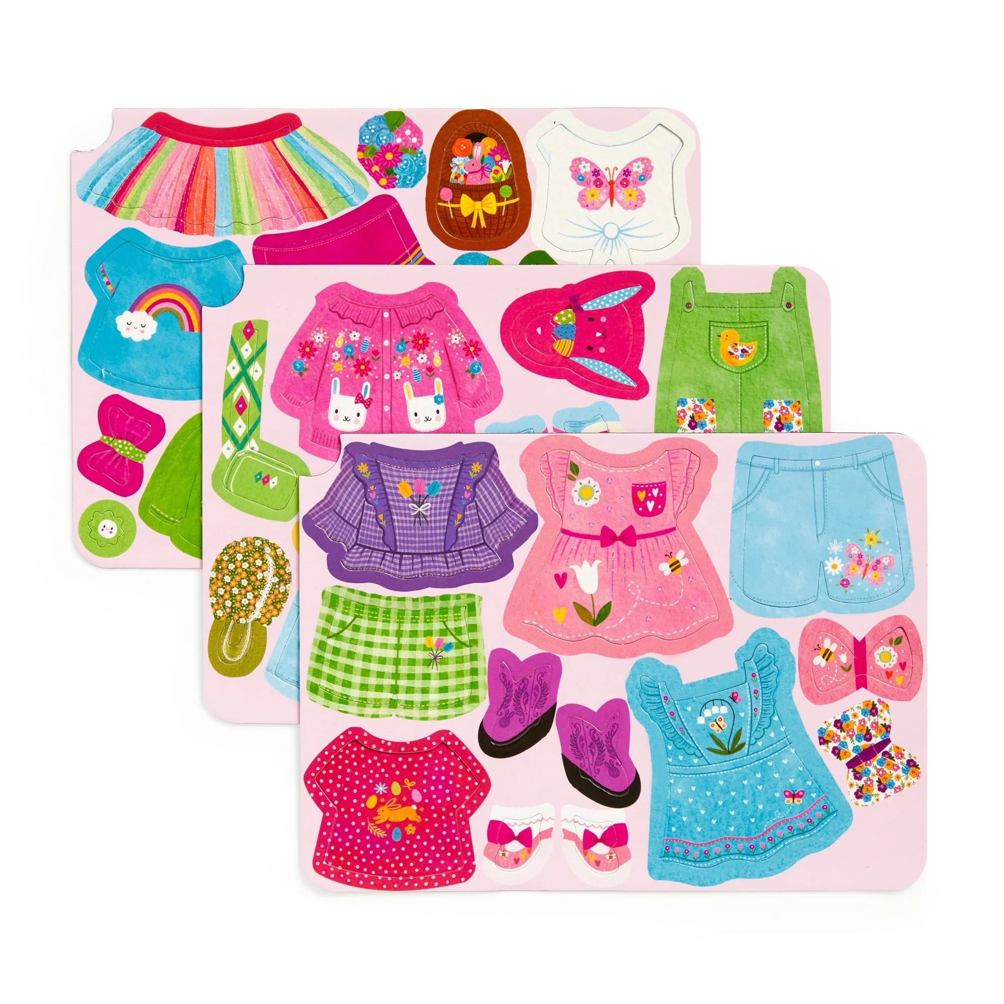 Mudpuppy Magnetic Dress-Up (Garden Bunnies)
