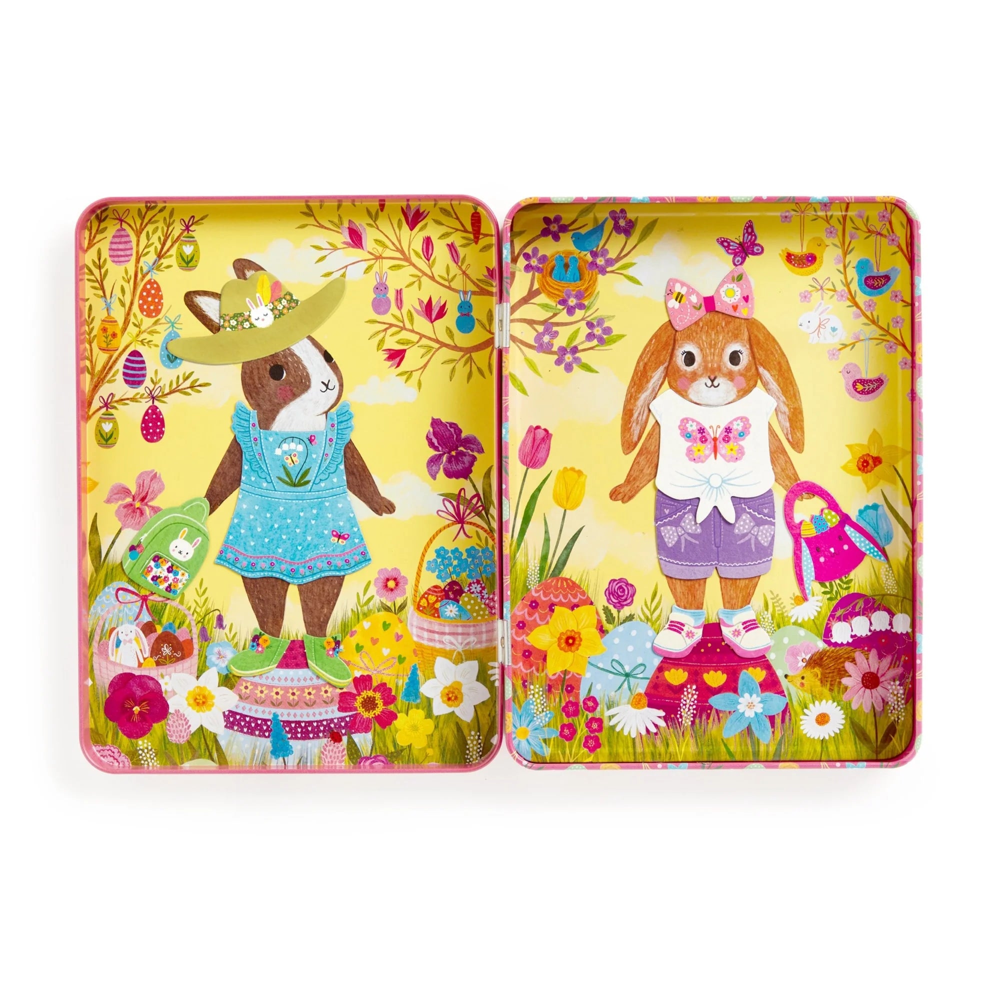 Mudpuppy Magnetic Dress-Up (Garden Bunnies)